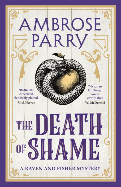 Cover artwork for 'The Death of Shame' by Ambrose Parry