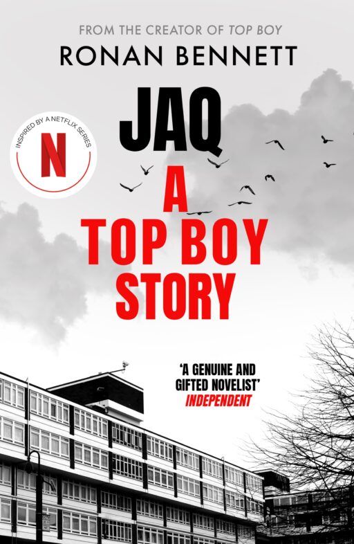 Cover artwork for 'Jaq, A Top Boy Story' by Ronan Bennett