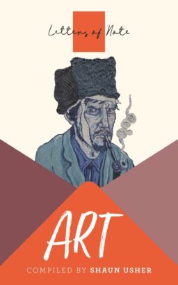 Cover artwork for 'Letters of Note: Art' Compiled by Shaun Usher