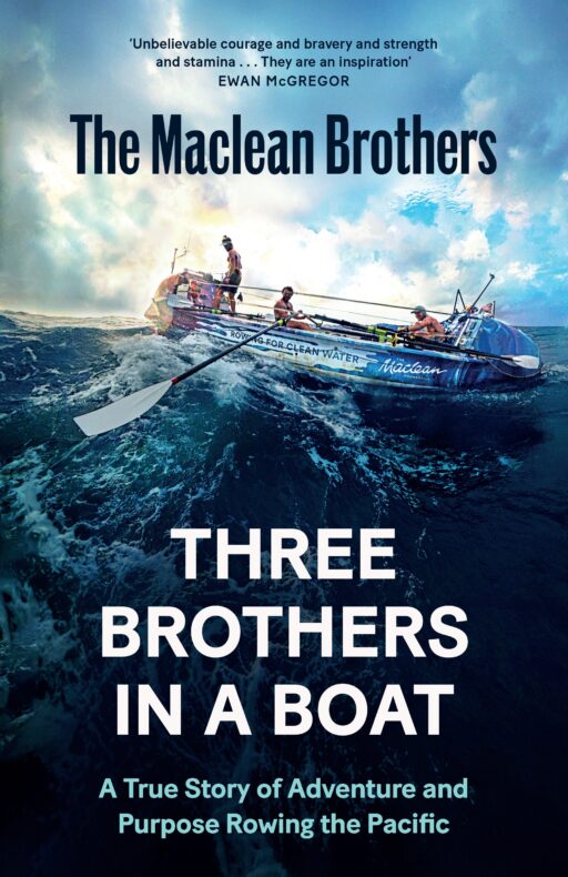 Cover artwork for 'Three Brothers in a Boat' by Ewan Maclean, Jamie Maclean, Lachlan Maclean